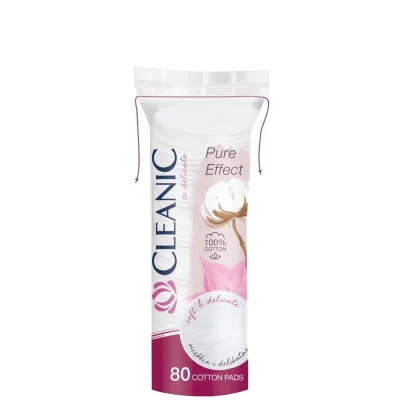 Cleanic Cotton Pads Pure Effect 80 Pieces