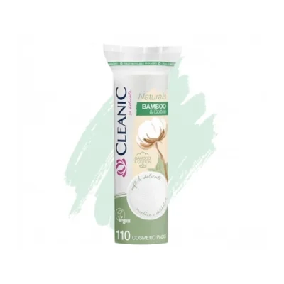 Cleanic Cotton Pads Naturals Bamboo And Cotton 110 Pieces