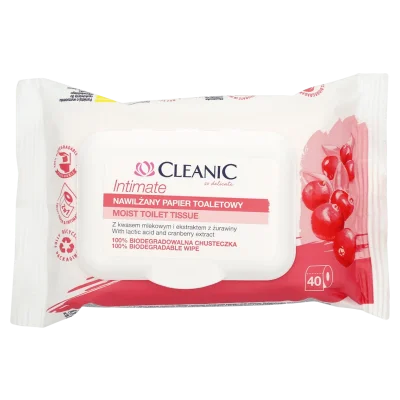 Cleanic Moisturized Paper A40 Intimate