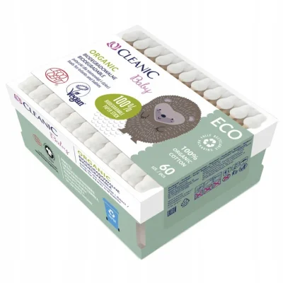 Cleanic Eco Baby Biodegradable Cotton Buds 60 Pieces