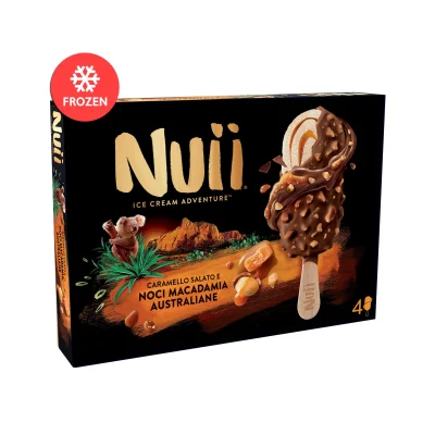 Nuii 4pcs x68gr Salted Caramel & Macademia Walnuts