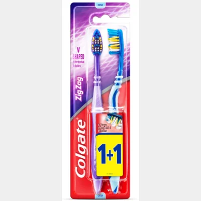 Colgate Zigzag 1+1 Toothbrush  1 pcs