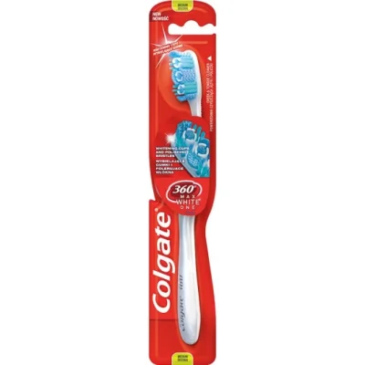 Colgate 360 Medium Optic White Toothbrush
