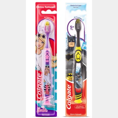 Colgate Kids Barbie - Batman 6+ Toothbrush  1 pcs