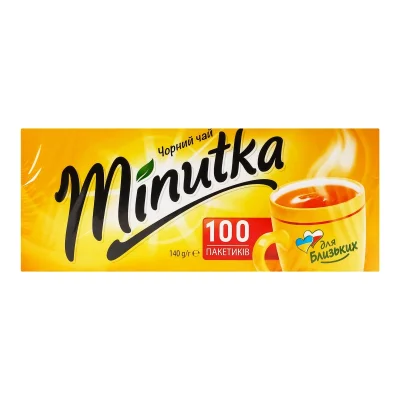 Minutka Black Express Tea 100 Bags