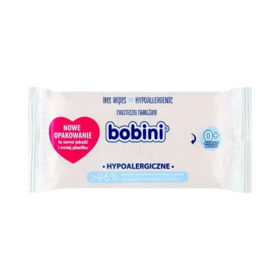 Bobini Baby Hypoallergenic Wipes 60 pack