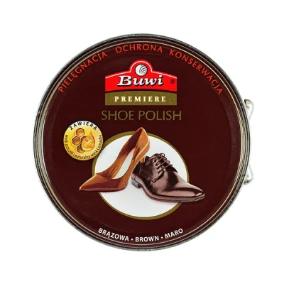 Buwi Liquid Shoe Paste Brown 60ml