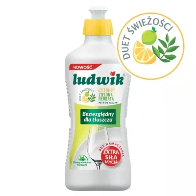 Ludwik Dishwashing Liquid Lemon Green Tea 900g
