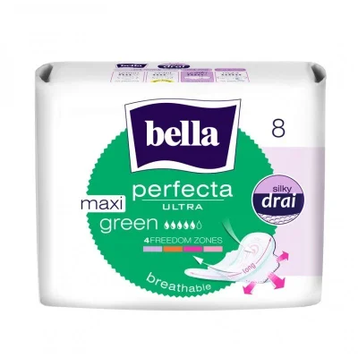 BELLA PERFECTA A8 MAXI GREEN SANITARY PADS 5499