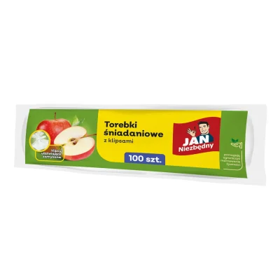 Jan Breakfast Bags with Clips 18x28cm A100