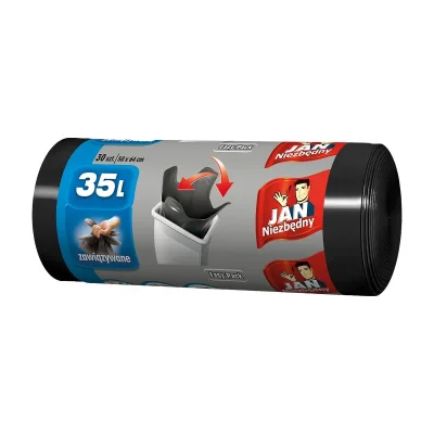 Easy Garbage Bags 35l A30 Black
