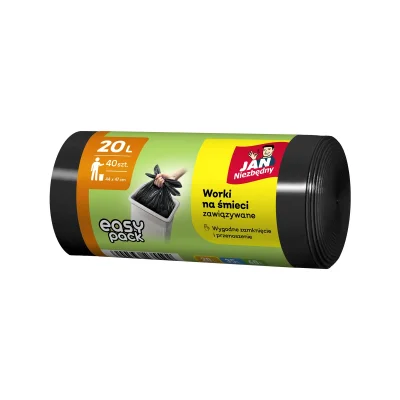 Easy Garbage Bags 20l A40 Black