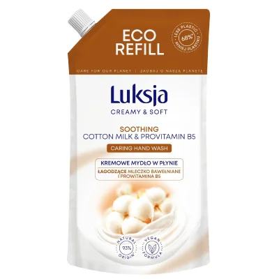 Liquid Soap Zap Soothing Cotton Milk Provitamin B5 400ml