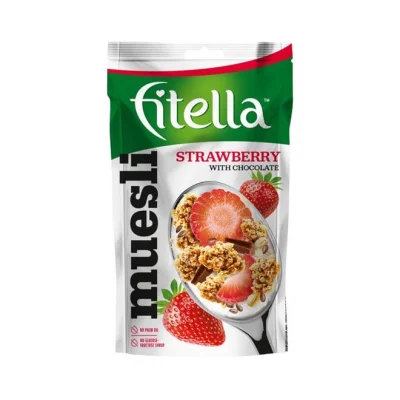 FITELLA muesli 50g - Strawberry with Chocolate