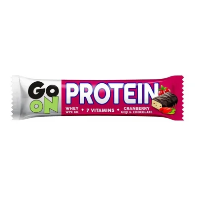 GO ON bar Protein 7 Vitamins 50g - Granberry, Goji & Chocolate
