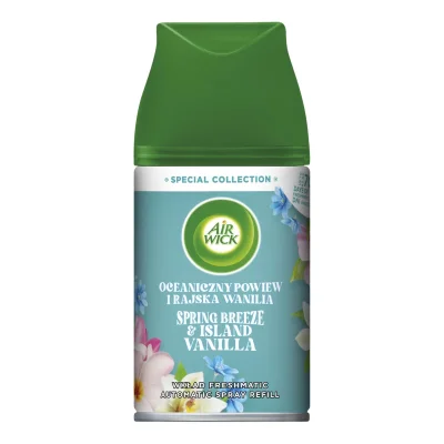 Air Wick Airwick FM wkład Air Wick Freshmatic Oceaninczy Powiew i Rajska Wanilia / Spring Breeze & Island Vanilla 250 ml Wkład