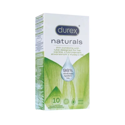 Durex Naturals Condoms 10ks