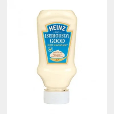 HEINZ ΜΑΓΙΟΝΕΖΑ SERIOUSLY LIGHT SQ TOP DOWN 400ml(420gr)