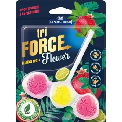 G Fresh Toilet Bowl Holder Tri Flowers Pomegranate Bergamot 45g
