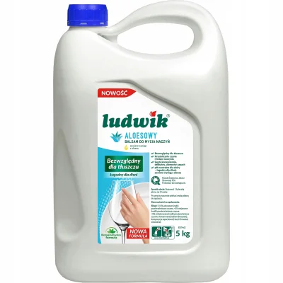 Ludwik Dishwashing Liquid Aloe 5l