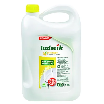 Ludwik Dishwashing Liquid Lemon 5l