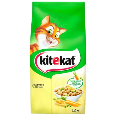 Kitekat Poultry And Vegetables 12kg