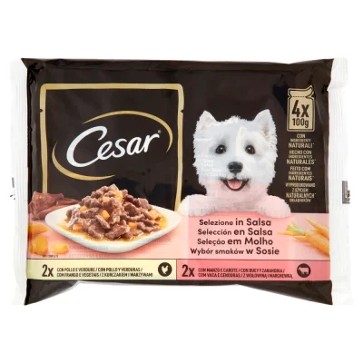 Pouch Beef And Chicken In Sauce 4x100g
