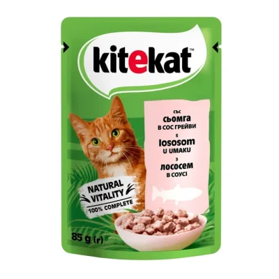 Kitekat Pouch Salmon 85g