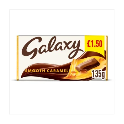Galaxy Caramel Large Block 135g