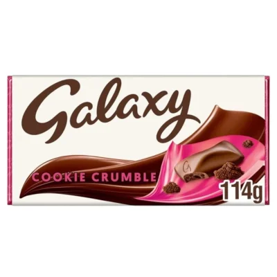 Galaxy Cookie Crumble Large Block 114g