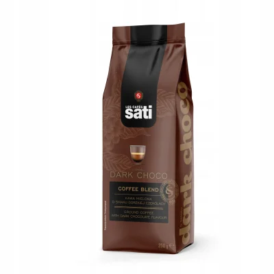 Sati Dark Chocolate Flavour Ground 250g /12