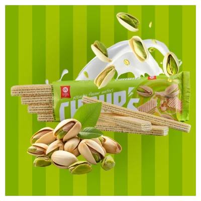 CHRUPS Pistachio Wafers