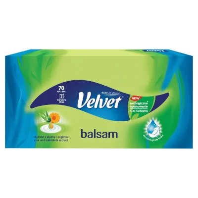 Velvet A70 Balsam Wipes