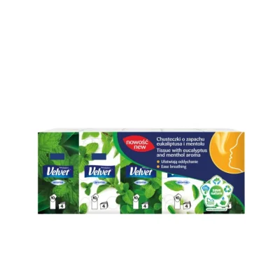 Velvet Wipes 10x10 Mint 4Wars 4 Ply