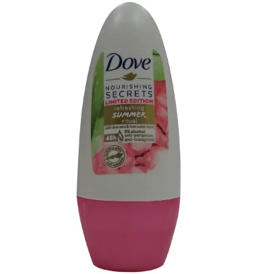 Dove roll-on deodorant 50 ml. Refreshing summer.