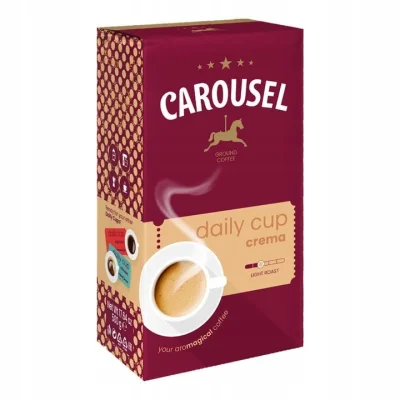 Carousel Daily Cup Crema Ground Coffee 500g