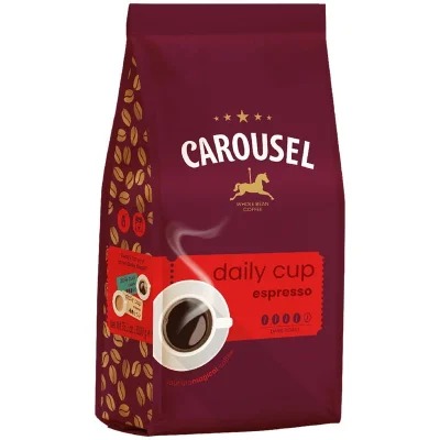 Carousel Daily Cup Espresso Coffee Beans 1kg