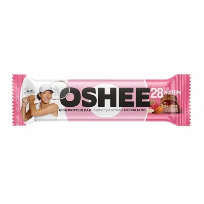 OSHEE Protein Bars (28% protein) 47g - Raspberry & Almond