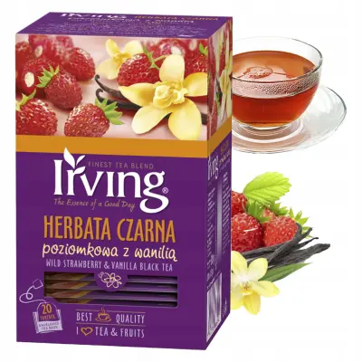 Black Tea Strawberry & Vanilla 20 Tea Bags