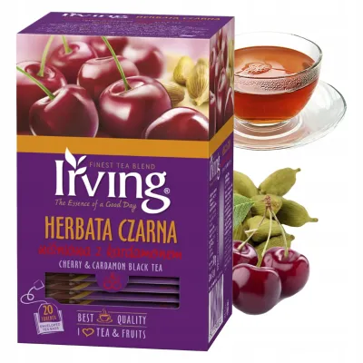 Black Tea Cherry & Cardamom 20 Tea Bags