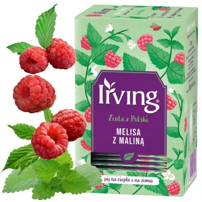 Green Tea Lemon Balm & Raspberry 20 Tea Bags