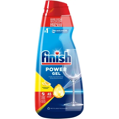 Finish Dishwasher Gel Max Power All in 1 Lemon 900ml