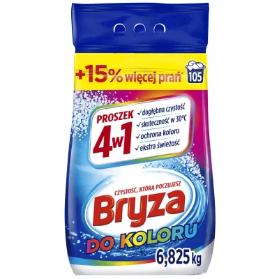 Bryza 4in1 Washing Powder Colour AF 6.825kg 105 Washes