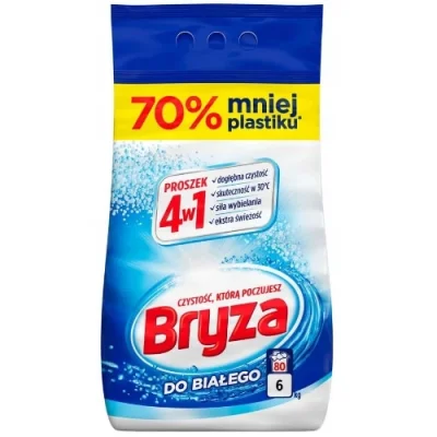 Bryza Washing Powder 4in1 White 90 Washes 5.85kg