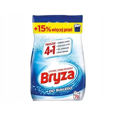 Bryza Washing Powder 4in1 White 4.55kg 70 Washes