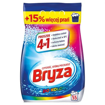 Bryza Washing Powder 4in1 Color 55 Washes 3.57kg