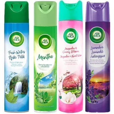 AIR WICK SPRAY 300ml DIFFERENT SCENTS