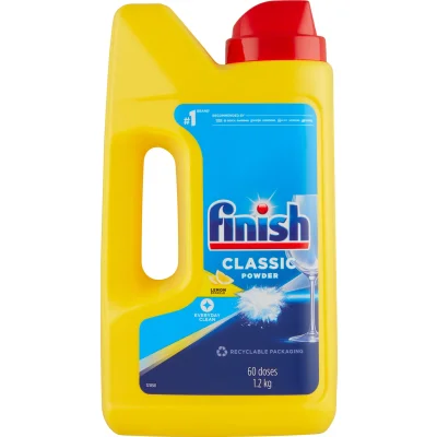 Finish Power Powder Dishwasher Detergent 1.2kg Lemon