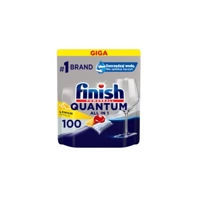 Finish Quantum Dishwasher Tabs Lemon 100pcs