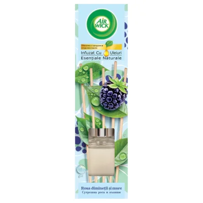 Air Wick Odświeżacz Patyczki Poranna Rosa Aromatyczne Jeżyny 40ml